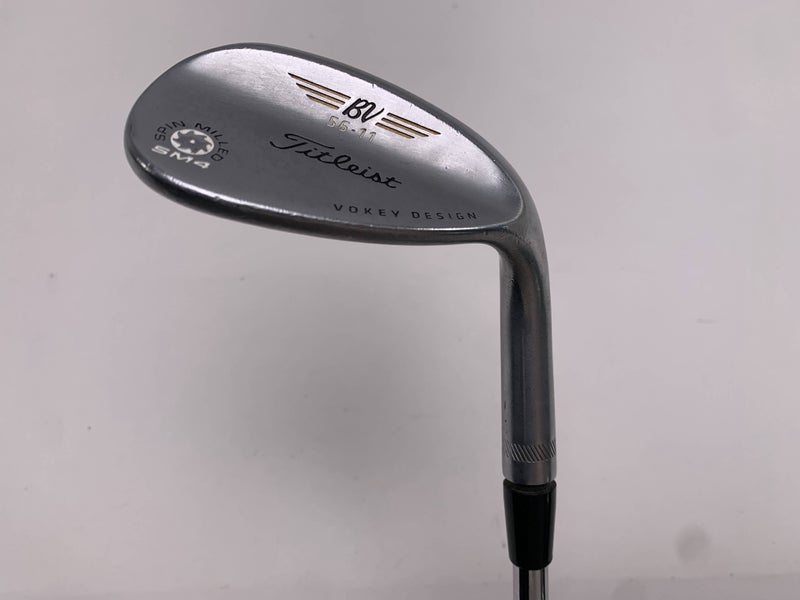Titleist Vokey Spin Milled SM4 Chrome Sand Wedge SW 56* 11 Bounce Wedge Mens RH