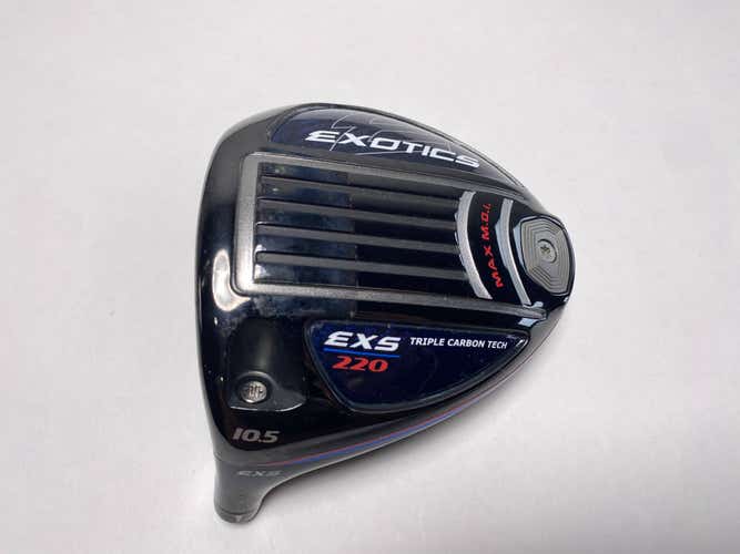 Tour Edge Exotics EXS 220 Driver 10.5* HEAD ONLY Mens LH