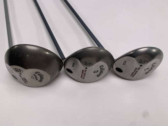 Callaway Big Bertha Warbird Driver Wood Set 3 5 | 8.5* 15* 18* RCH 90 Mens RH