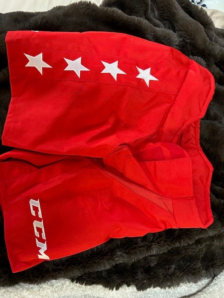 Soo Greyhounds OHL Pro Stock CCM Pants Shell Size M Red