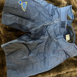 St Louis Blues NHL Pro Stock CCM Pants Shell Size M Blue