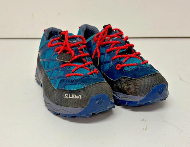 Salewa Wildfire Jr Low Kids Trail Sneakers Coral Blue US 6 EU 38 EXCELLENT