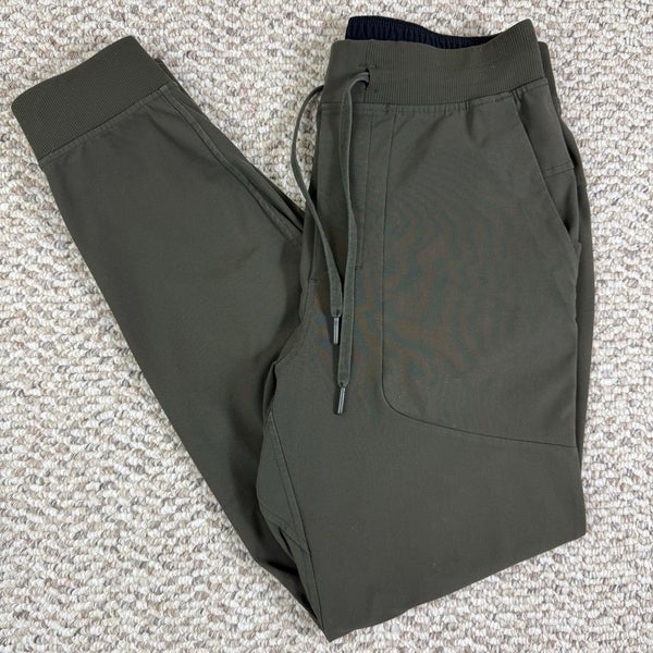 Lululemon ABC Jogger Pants Size XS Stretch Mens Green Olive Dark Extra Small