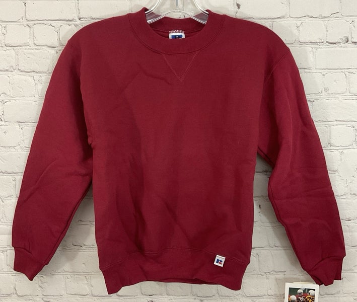 Russell Athletic Youth NuBlend Long-Sleeve Sweatshirt Cardinal Red Medium
