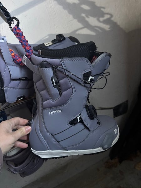 Women's Size 37 (W 6.5) Nitro Cave TLS Snowboard Boots Medium Flex All Mountain (Used)