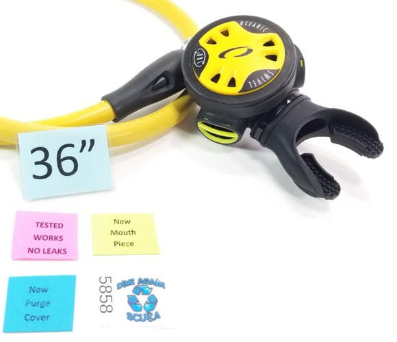 Oceanic Swivel 180 Yellow Scuba Dive Octo Octopus 2nd Stage Regulator Slim line