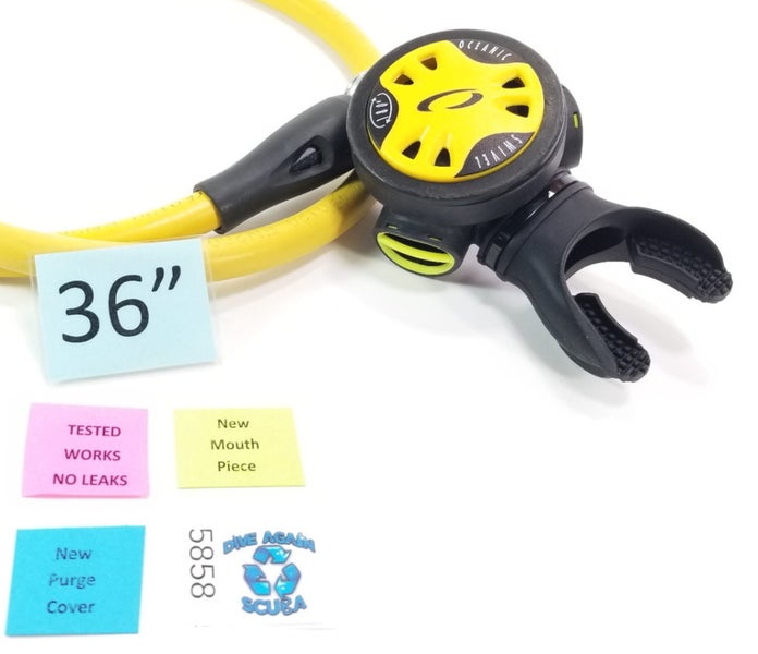 Oceanic Swivel 180 Yellow Scuba Dive Octo Octopus 2nd Stage Regulator Slim line