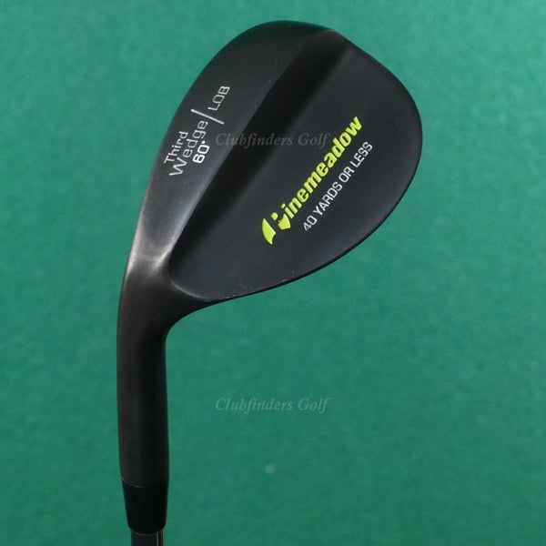 LH Pinemeadow Black Third Wedge 60 LW Lob Wedge Factory Premium Steel Regular