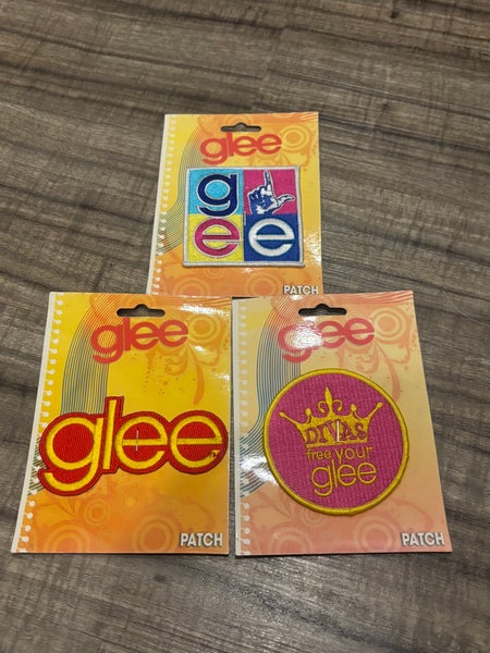 Glee TV Show Embroidered Patches Lot of 3 New