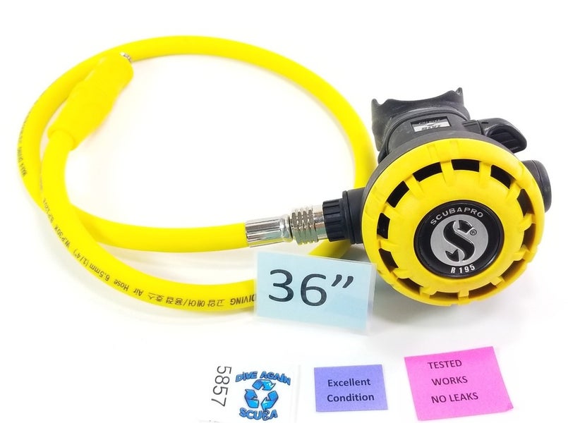 Scubapro R195 Octo Second 2nd Stage Regulator Octopus Scuba Dive + NEW 36" Hose