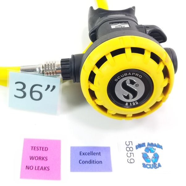 Scubapro R195 Octo Second 2nd Stage Regulator Octopus Scuba Dive + NEW 36" Hose