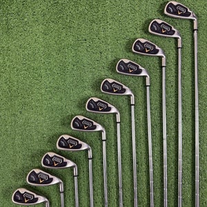 Callaway Big Bertha Fusion Iron Set 3-PW AW SW LW Uniflex Steel