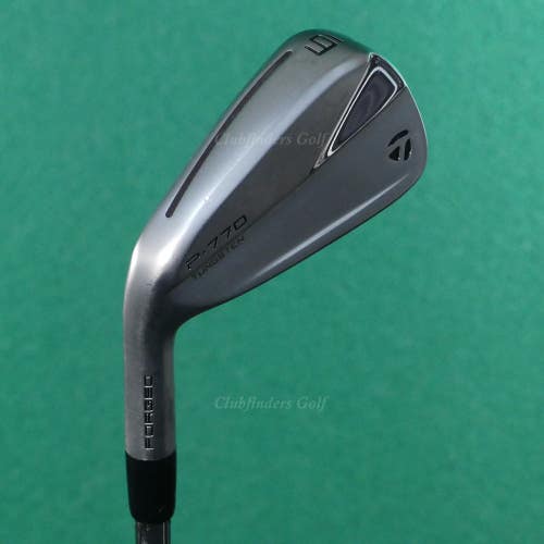 LH TaylorMade P-770 2023 Forged Single 6 Iron Dynamic Gold 95 R300 Steel Regular
