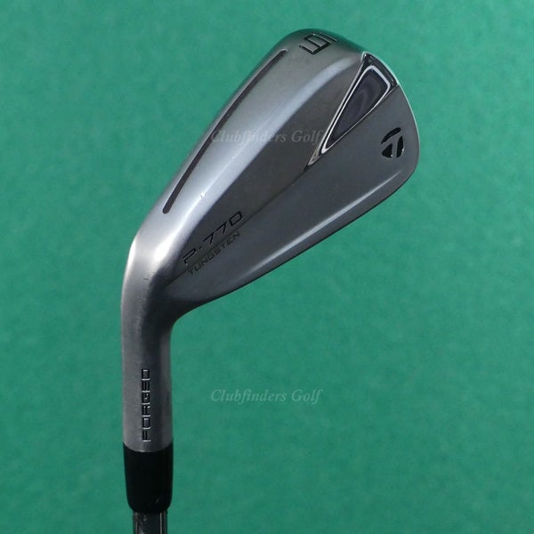 LH TaylorMade P-770 2023 Forged Single 6 Iron Dynamic Gold 95 R300 Steel Regular