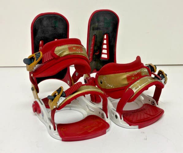 Forum Elite All-Mountain Iron Man Snowboard Bindings Size S/M READ Fast Shipping