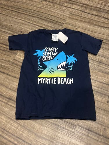 Myrtle Beach South Carolina Short Sleeve Shirt Youth XS Navy New