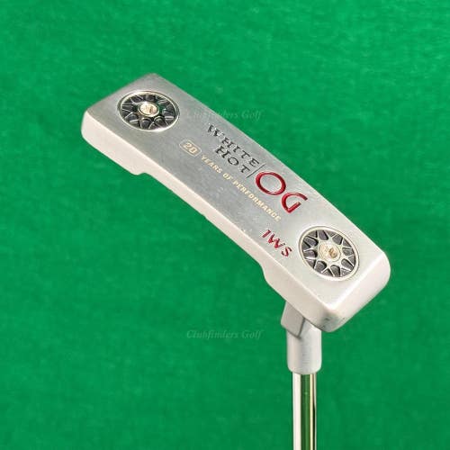Odyssey White Hot OG #1WS 35" L-Neck Putter Golf Club W/ Super Stroke