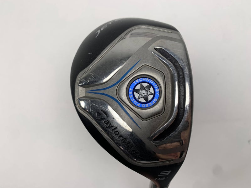 TaylorMade Jetspeed 3 Hybrid 19* VeloxT 75g Stiff Graphite Mens RH