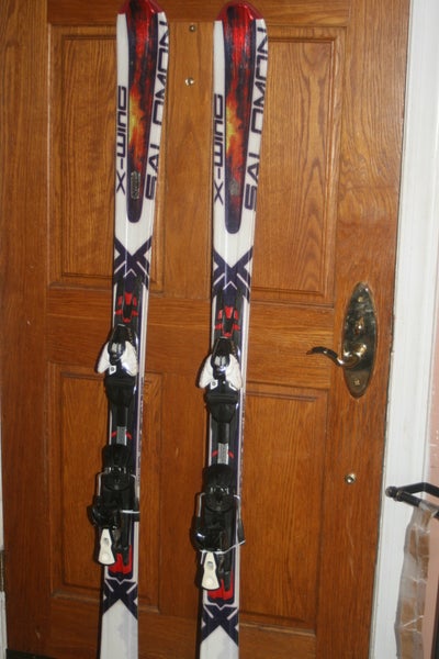 All Mountain 166 cm Salomon Skis With Salomon Adjustable Bindings