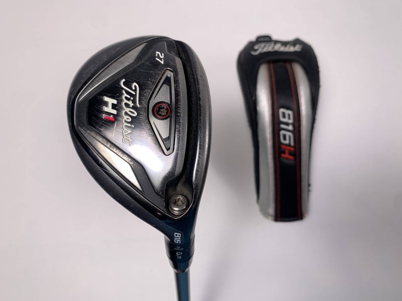Titleist 816 H1 5 Hybrid 27* Mitsubishi Rayon Diamana M+60 HY Stiff Mens RH HC