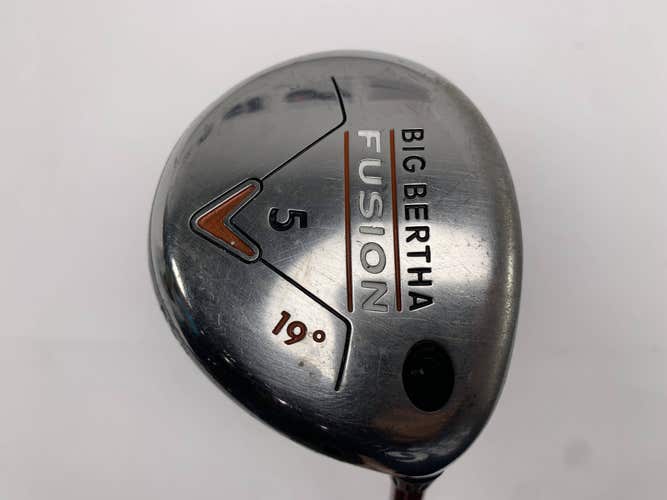 Callaway Big Bertha Fusion 5 Fairway Wood 19* Aldila NVS 55g Stiff Mens RH