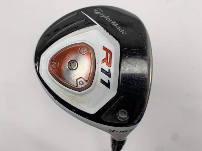 TaylorMade R11 3 Fairway Wood 15.5* Fujikura Blur 70g Stiff Graphite Mens RH