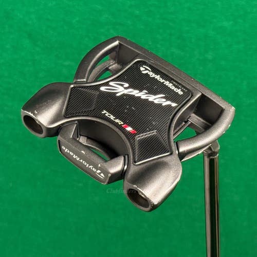 TaylorMade Spider Tour Black #3 35" Slant-Neck Mallet Putter w/Super Stroke & HC