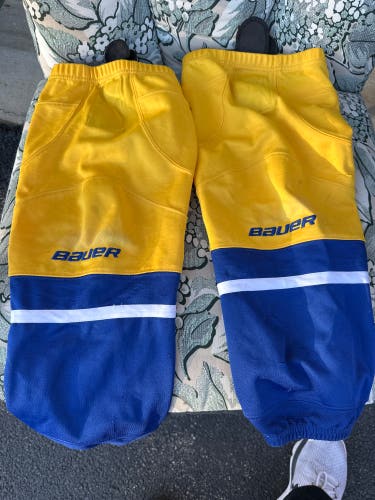 Yellow Youth Bauer Socks (Used)