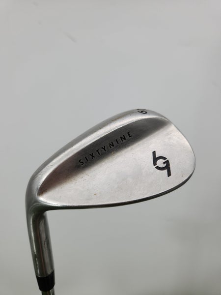 LEFTY SIXTYNINE GOLF WEDGE 60* SENIOR STEEL SHAFT 34.75" FAIR