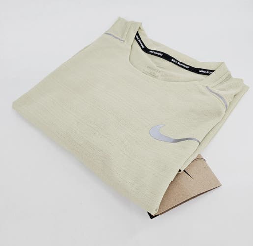 Size XL Men's Nike Dri-Fit Miler Short Sleeve Running Top Shirt AJ7565 371 NEW NWT