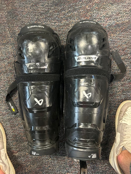 Senior Bauer Supreme M5 Pro 15" Shin Pads (Used)