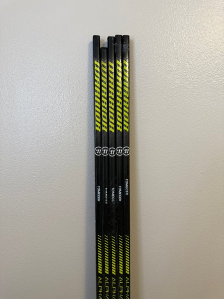 Senior Warrior Alpha DX Pro Team Left Hand Hockey Stick W88 65 Flex Pro Stock (Used)