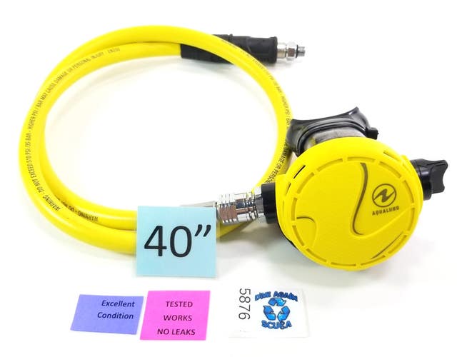 Aqua Lung Calypso Titan Octo Octopus Scuba Dive 2nd Stage Regulator Yellow #5876