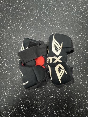 Used STX STINGER Lacrosse Arm Pads/Guards Black SM 11849-S000034031
