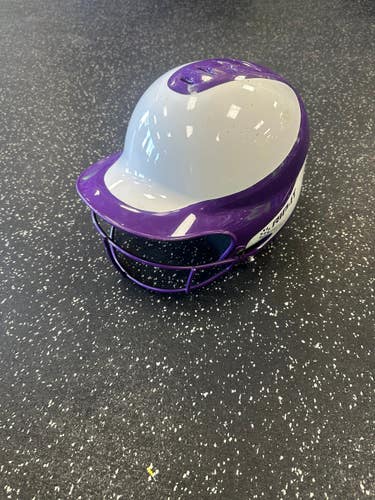 Used RIP-IT HELMET Batting Helmet w/Mask Purple SM 11849-S000033995