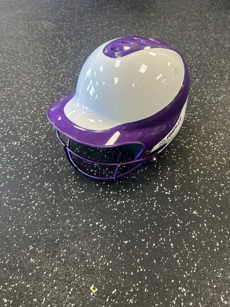 Used RIP-IT HELMET Batting Helmet w/Mask Purple SM 11849-S000033995