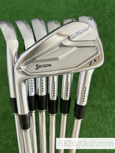 LH Srixon ZX7 Forged Iron Set 4-P / Dynamic Gold X100 Extra Stiff