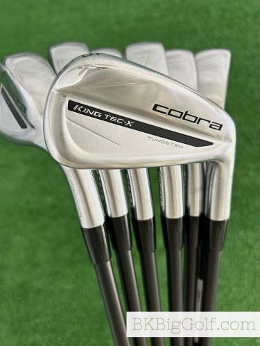Cobra King Tec X 25 Forged Iron Set 4-P / KBS PGI 85 Stiff Graphite