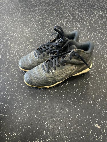 Used Under Armour BSBL BB/SB Cleats Black Senior 7 11849-S000033943