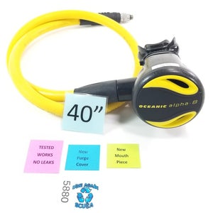 Oceanic Alpha 8 Octo Octopus 2nd Stage Regulator Scuba Dive NEW Purge Cover 5880