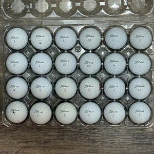 24 Titleist Pro V1x Golf Balls - 2025 Model Only, 4A Near-Mint Condition