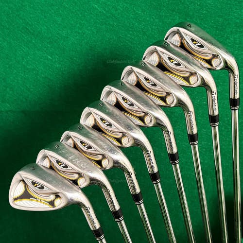 TaylorMade 2004 r7 4-AW Iron Set Factory T-Step 90g Steel Stiff