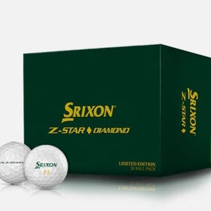 Srixon Z-STAR Diamond 3 Limited Edition 24 Pack Golf Balls WHITE New in Box