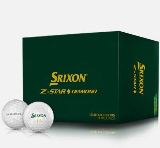 Srixon Z-STAR Diamond 3 Limited Edition 24 Pack Golf Balls WHITE New in Box