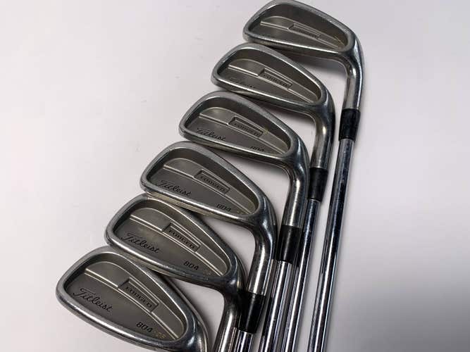 Titleist 804 OS Iron Set 4-PW NS Pro 970 Stiff Steel Mens RH- Missing 9 Iron