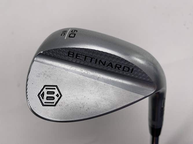 Bettinardi HLX 5.0 Chrome Wedge 60* 8 Bounce C-Grind KBS Hi-Rev 2.0 125 Stiff RH