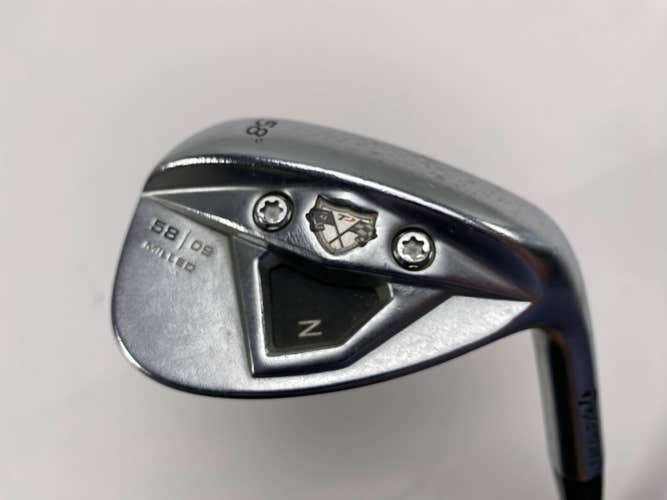 TaylorMade Rac TP Z Groove Black Wedge 58* 9 Aldila NV Green Stiff Graphite RH