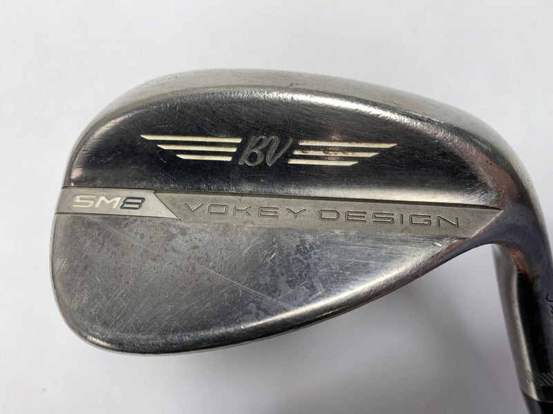 Titleist Vokey SM8 Brushed Steel Wedge 58* 14 Bounce K-Grind Wedge Steel Mens RH