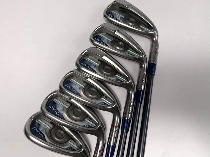 Ping G LE Iron Set 6-PW+GW Red Dot 1* Flat TFC 80 Senior RH Undersize Grips