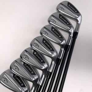 Callaway Apex Ai300 Iron Set 5-PW+GW KBS Max Graphite Iron 65 65g Regular RH